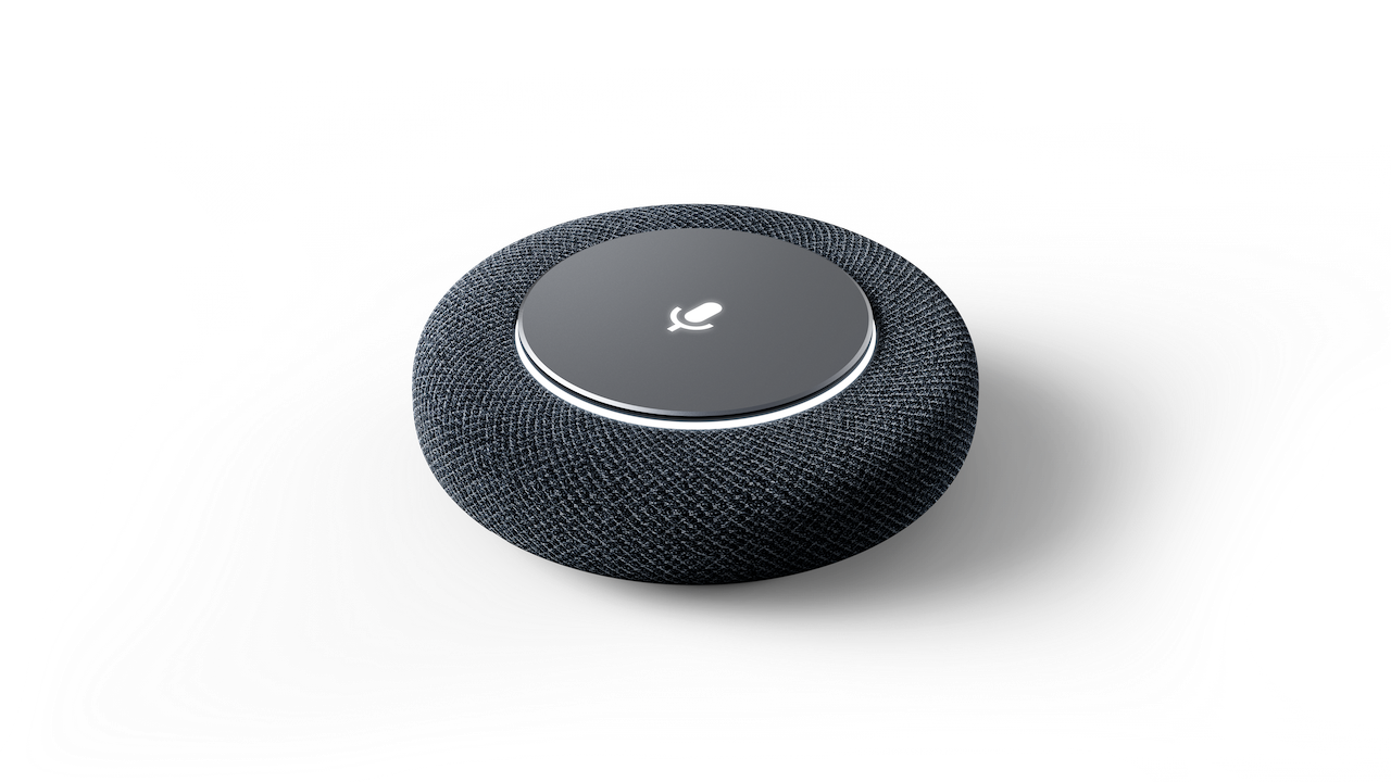 Google Series one Mic pod light on