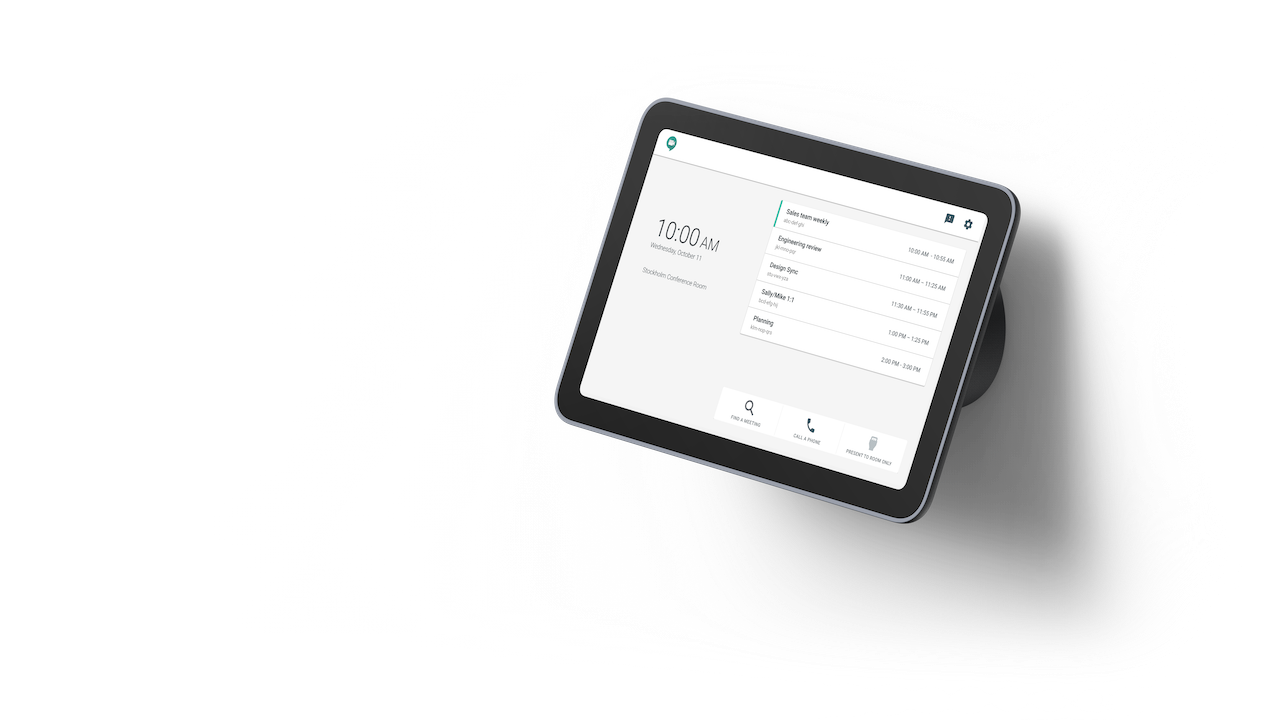 Google Series one touch controller wall attached