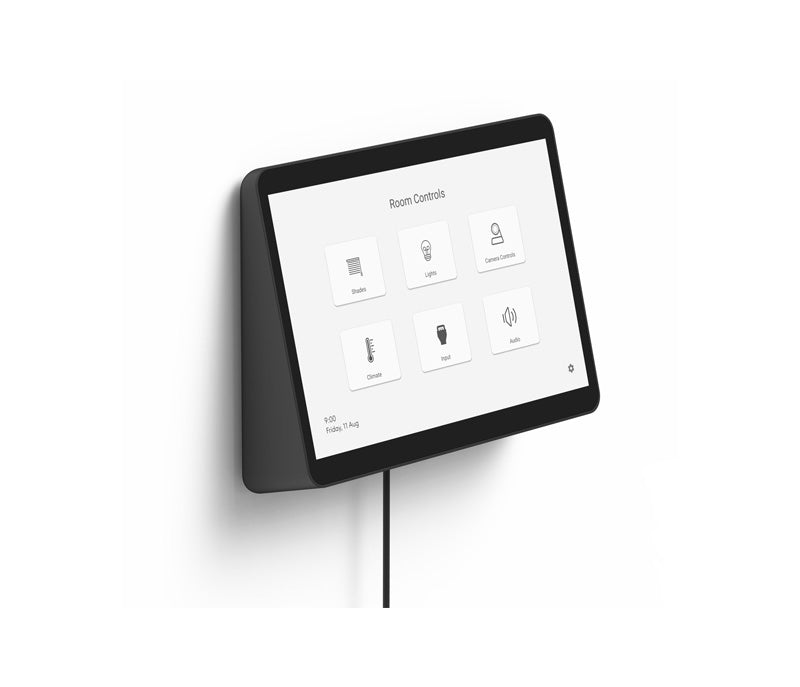 Presis Logitech Room Solutions Tap bevestigd aan muur