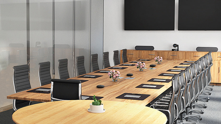 Presis Logitech Room Solutions voor grote vergader ruimtes