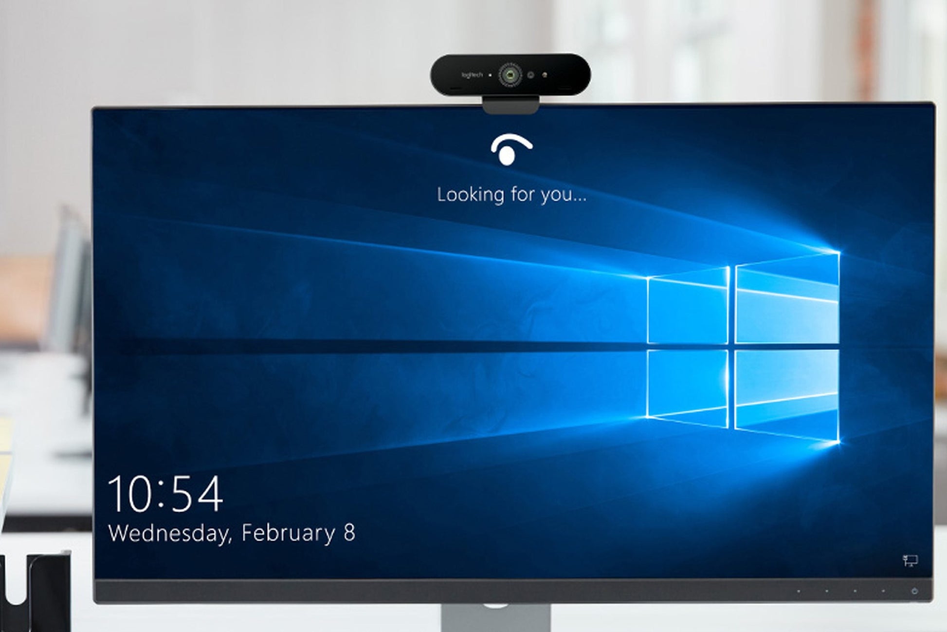 Presis Google Workspace Logitech Brio setup dichtbij