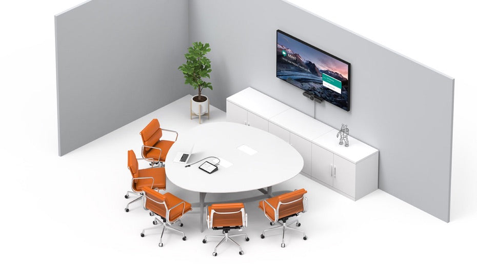 Presis Logitech Room Solutions – Kleine ruimte indeling met 5 mensen