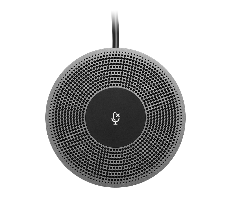 Extra microfoon voor Logitech meetup dichtbij bovenkant