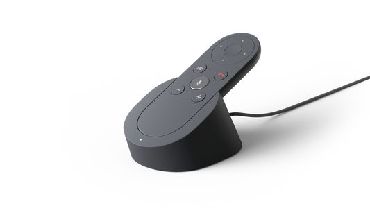 Google Series one remote control dock angled front