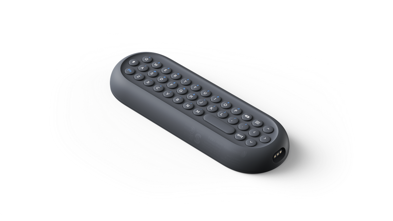 Google Series one remote control keypad angled